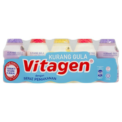 VITAGEN LESS SUGAR ASSORT 5X125ML